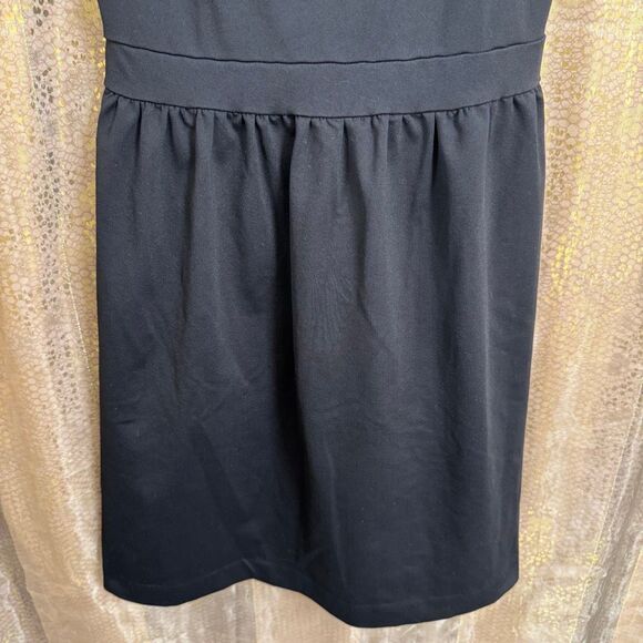 Cynthia Rowley Black Sleeveless V Neck Fit & Flare Casual Dress Size Small - Picture 4 of 8